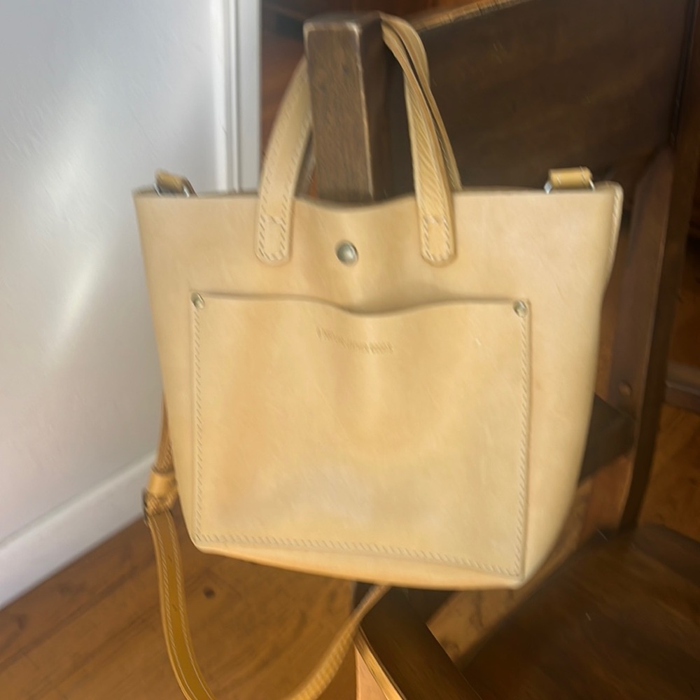 Portland leather goods crossbody bag